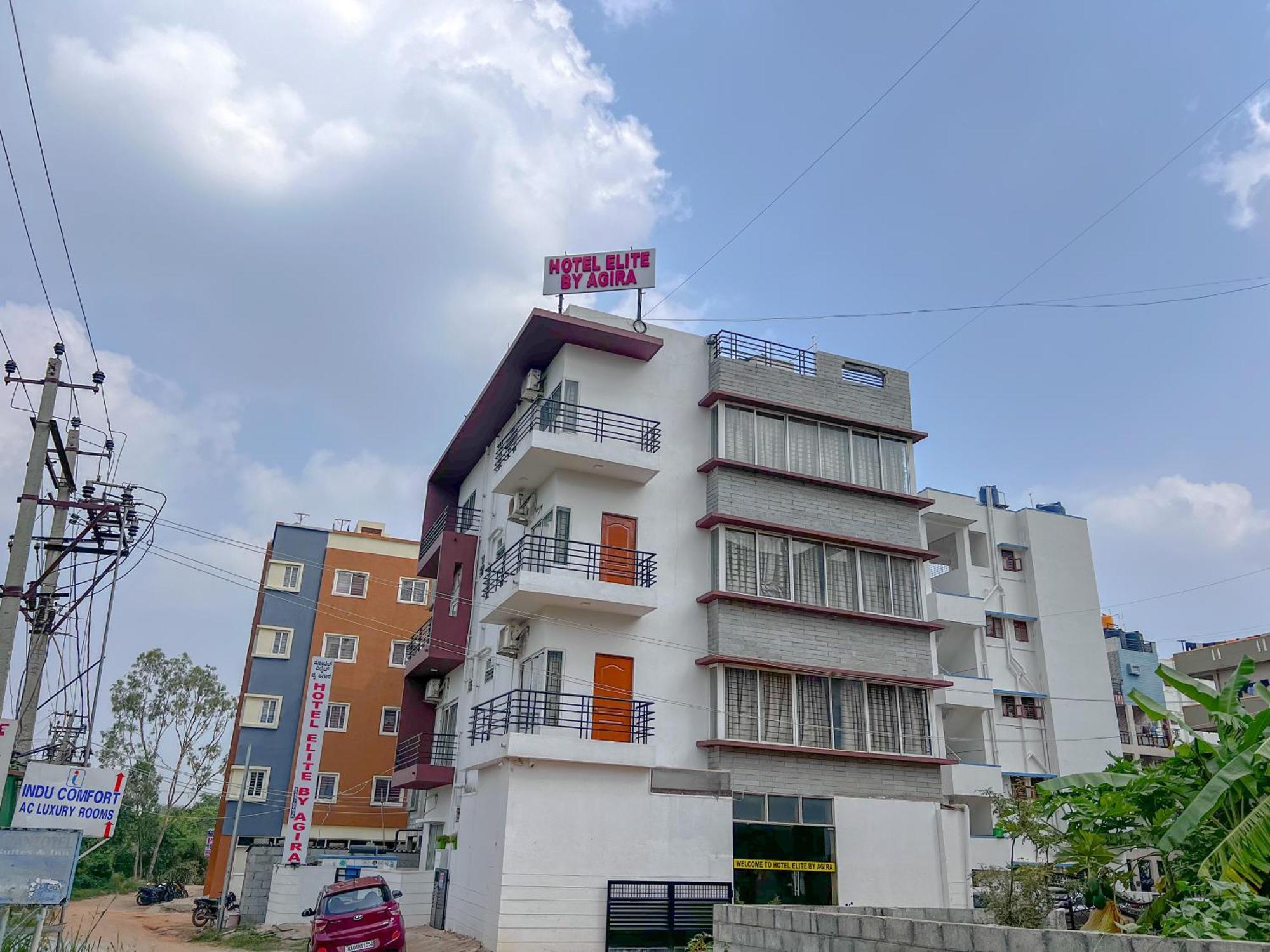 Hotel Elite By Agira Hotels-Free Airport Pickup Or Drop Yelahanka Bagian luar foto
